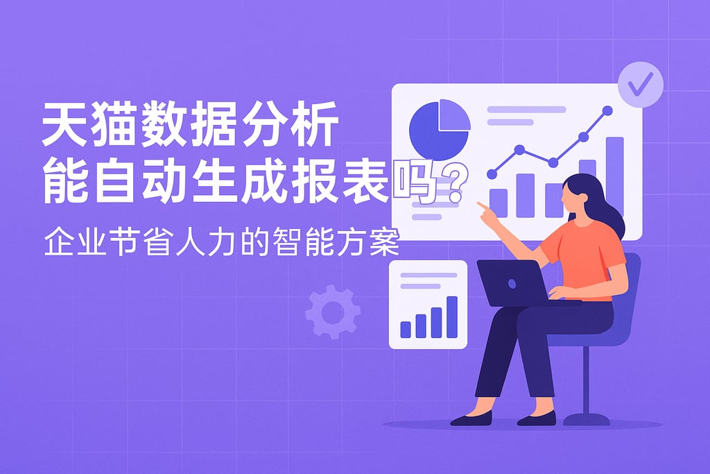 天猫数据分析能自动生成报表吗？企业节省人力的智能方案