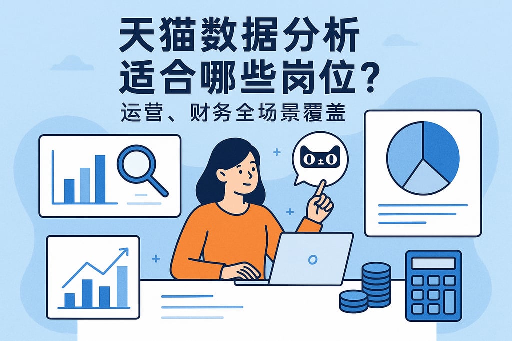 天猫数据分析适合哪些岗位？运营、财务全场景覆盖