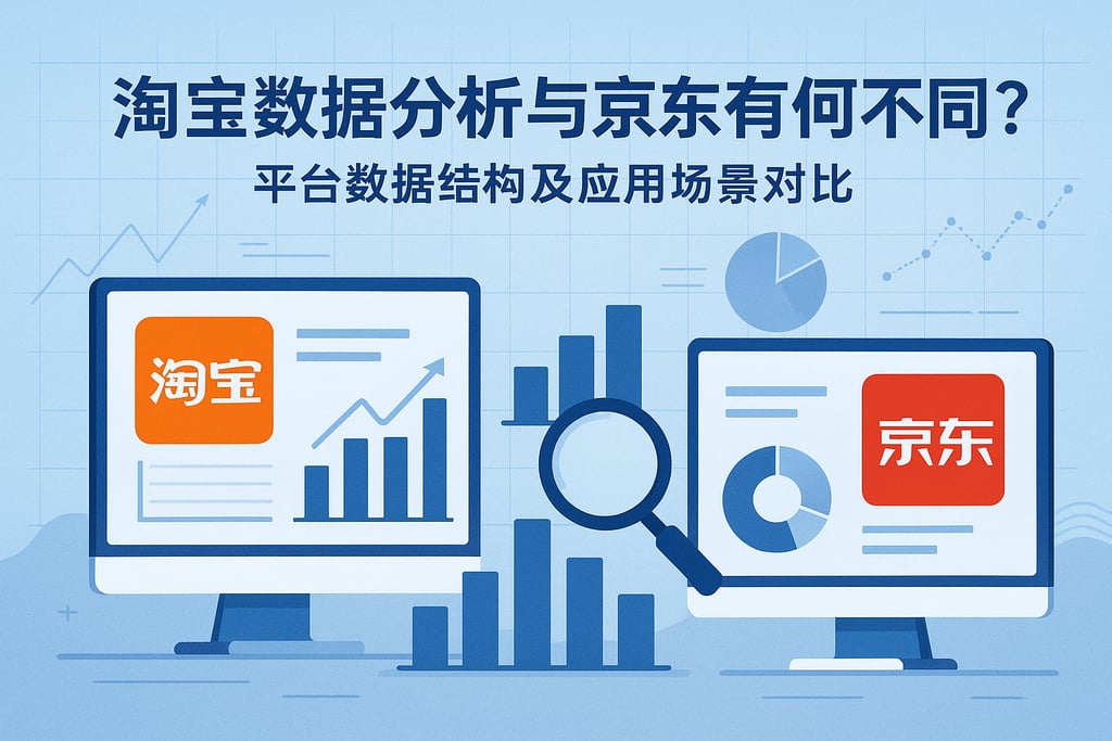 淘宝数据分析与京东有何不同？平台数据结构及应用场景对比