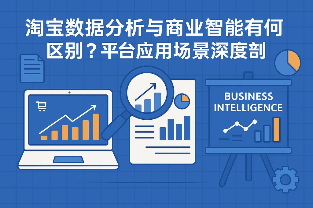 淘宝数据分析和商业智能有何区别？平台应用场景深度剖析