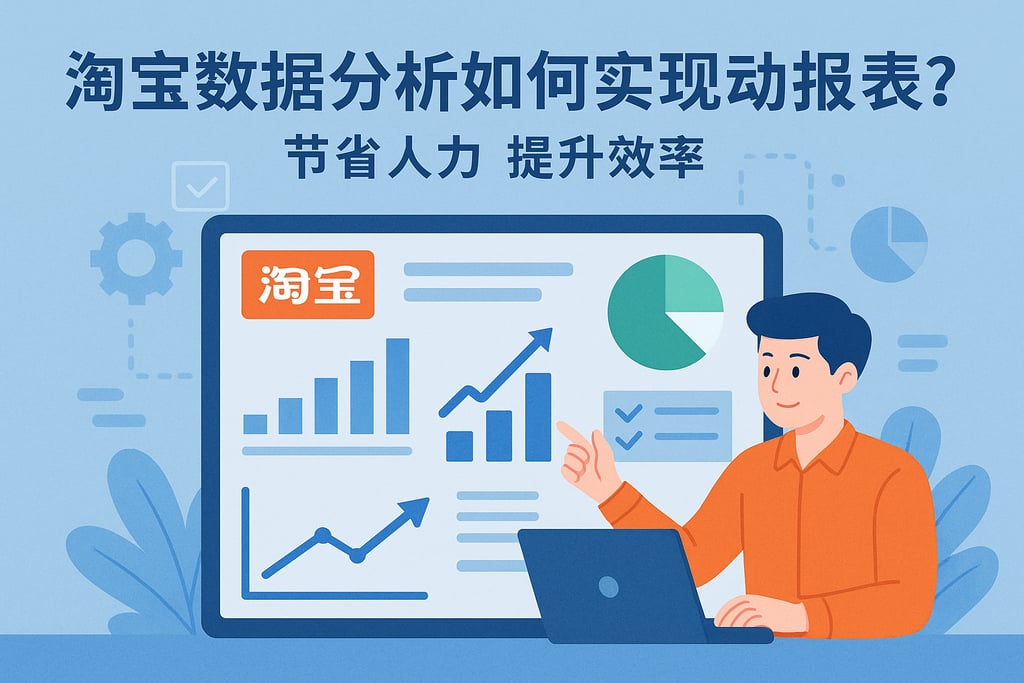 淘宝数据分析如何实现自动报表？节省人力提升效率