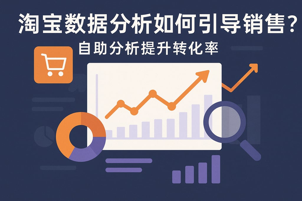 淘宝数据分析如何引导销售？自助分析提升转化率