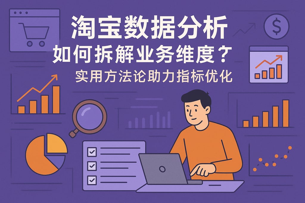 淘宝数据分析如何拆解业务维度？实用方法论助力指标优化