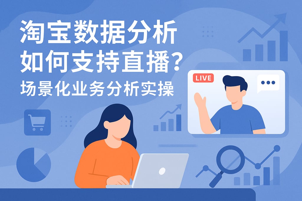 淘宝数据分析如何支持直播？场景化业务分析实操