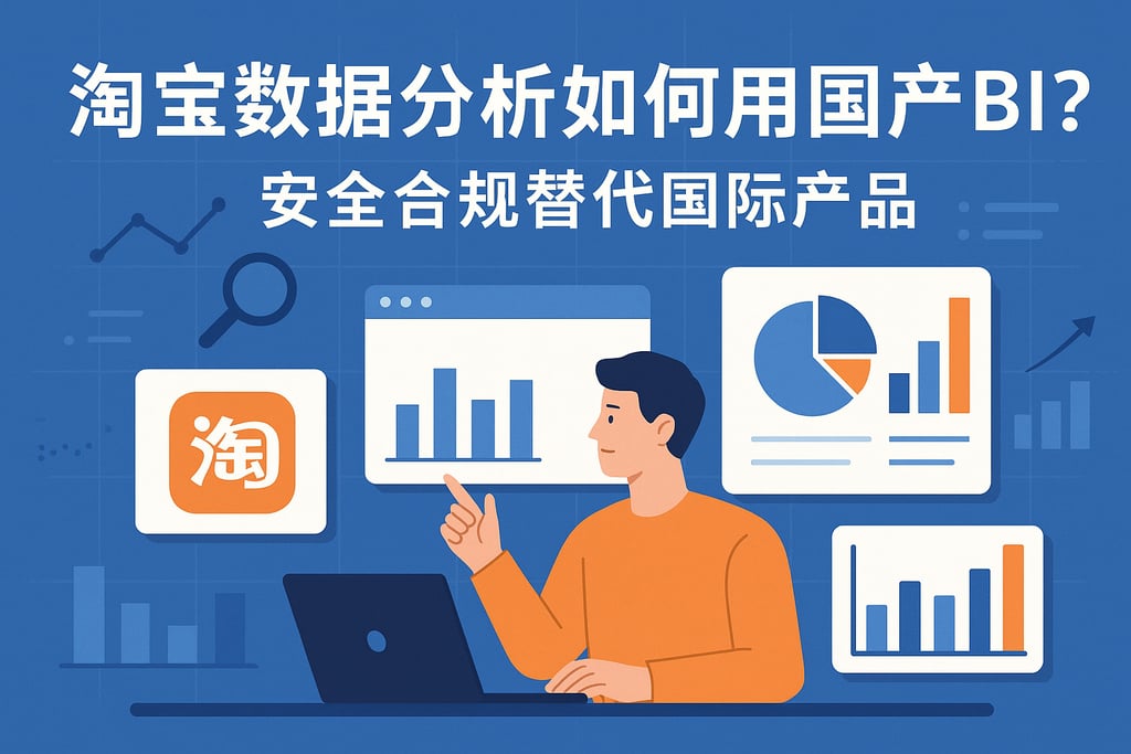 淘宝数据分析如何用国产BI？安全合规替代国际产品