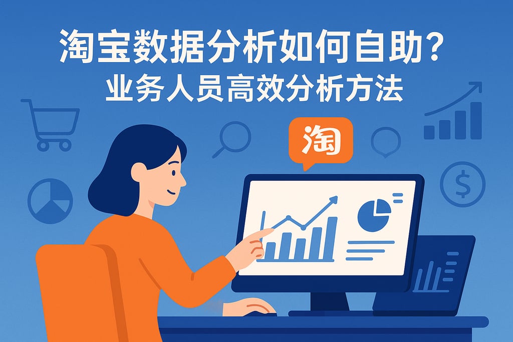 淘宝数据分析如何自助？业务人员高效分析方法