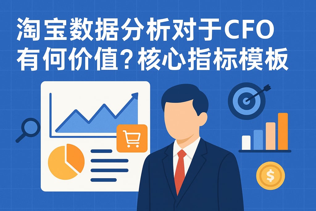 淘宝数据分析对于CFO有何价值？核心指标模板推荐
