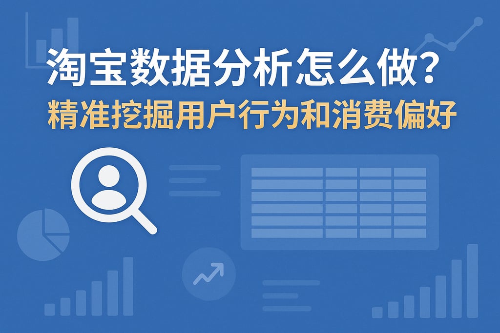 淘宝数据分析怎么做？精准挖掘用户行为和消费偏好