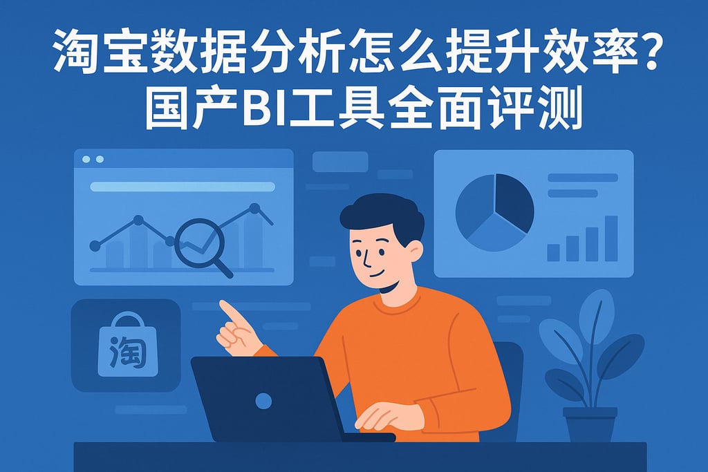 淘宝数据分析怎么提升效率？国产BI工具全面评测