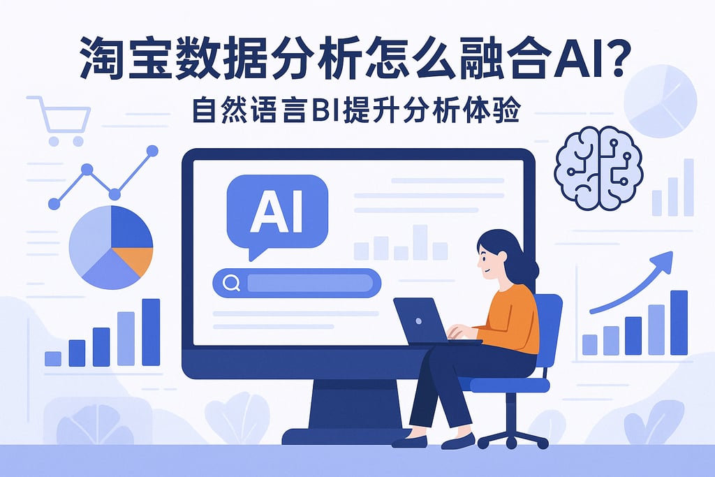 淘宝数据分析怎么融合AI？自然语言BI提升分析体验