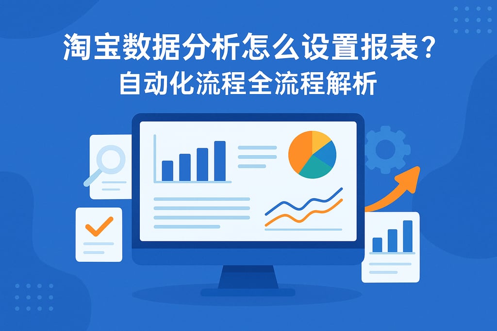 淘宝数据分析怎么设置报表？自动化流程全流程解析