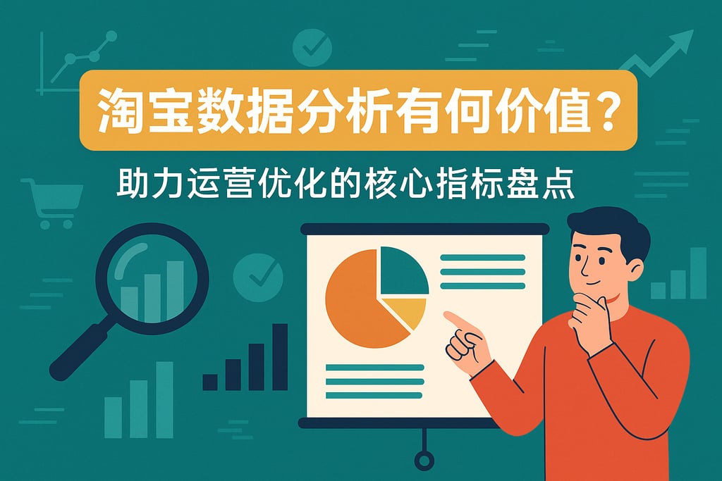 淘宝数据分析有何价值？助力运营优化的核心指标盘点