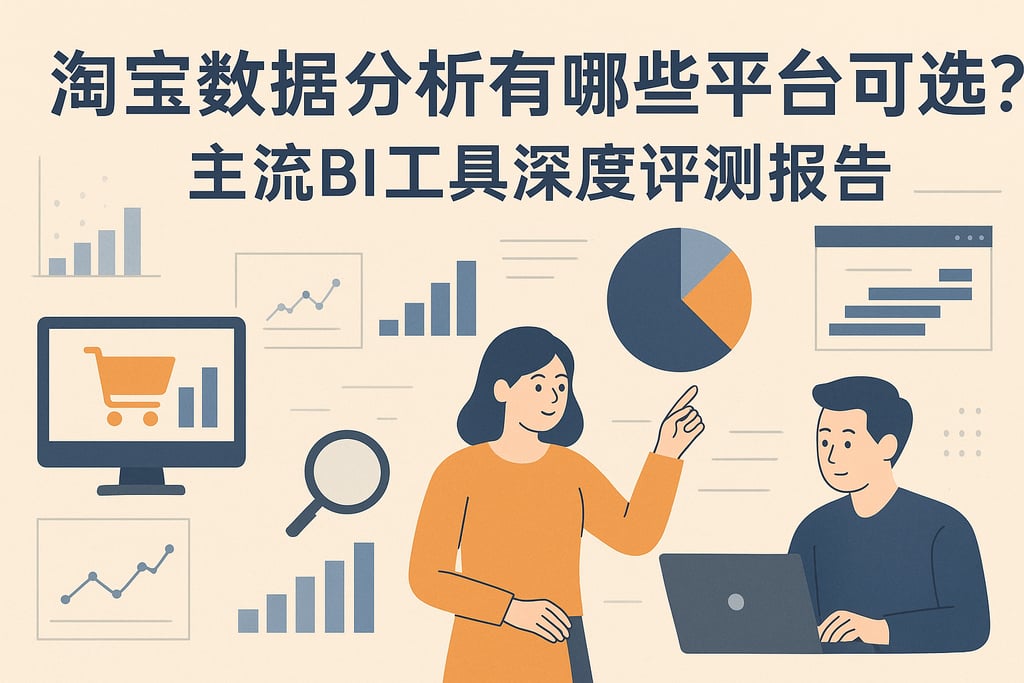 淘宝数据分析有哪些平台可选？主流BI工具深度评测报告