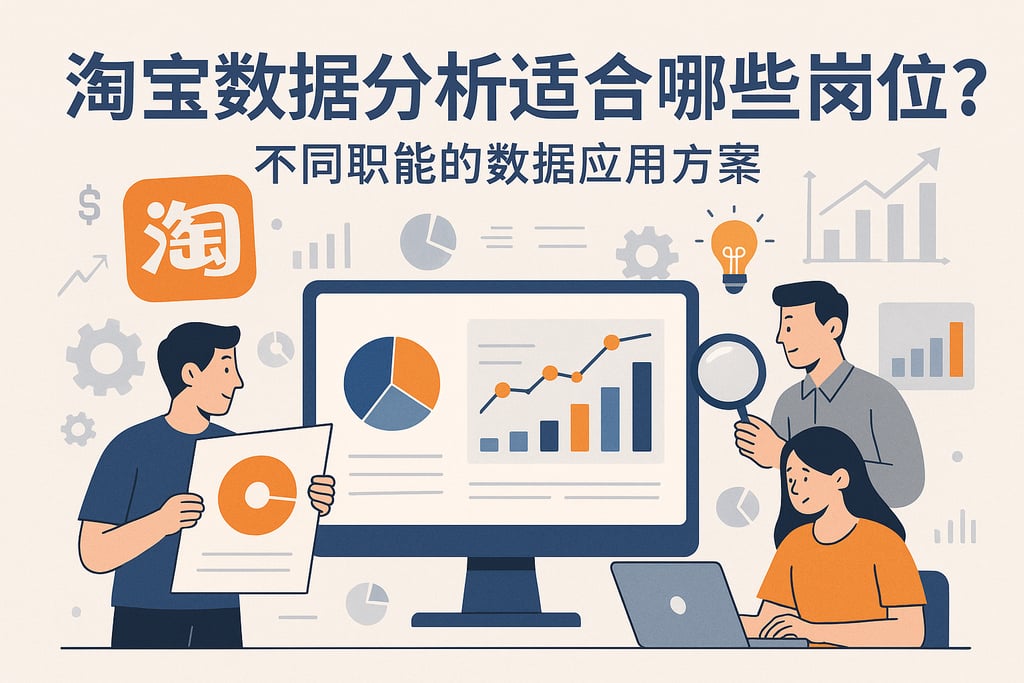 淘宝数据分析适合哪些岗位？不同职能的数据应用方案
