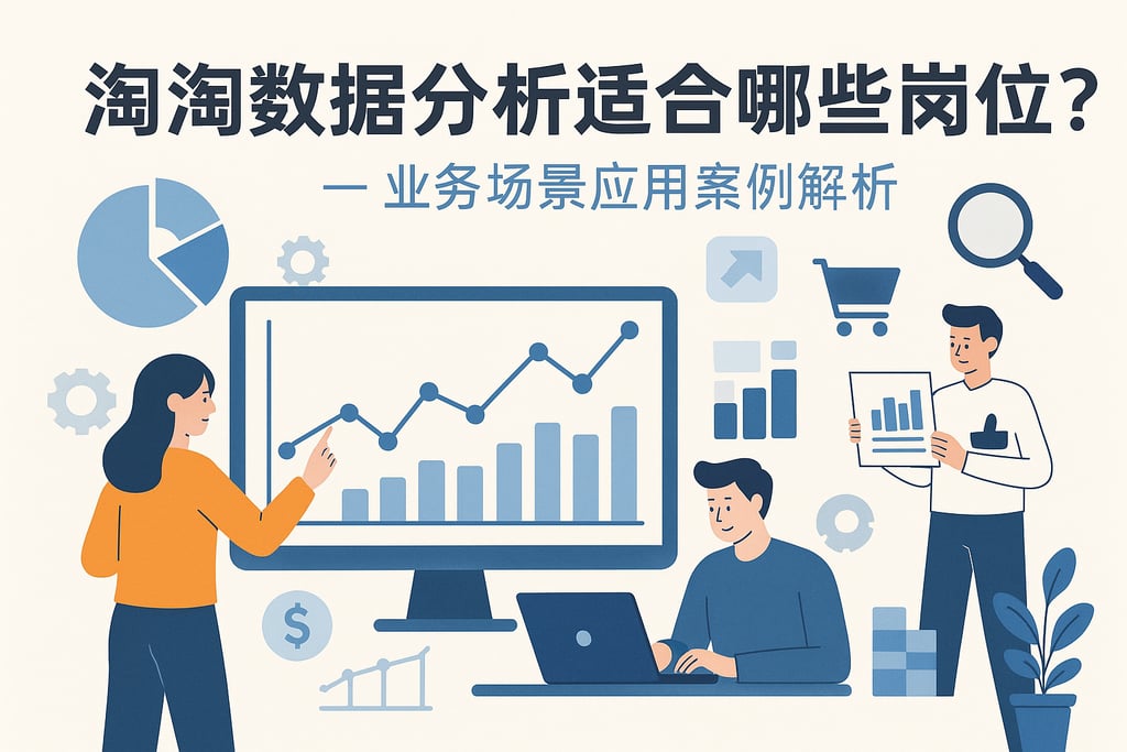 淘宝数据分析适合哪些岗位？业务场景应用案例解析