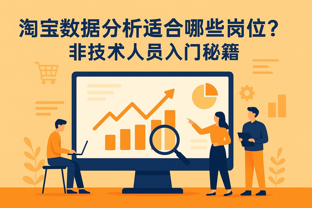 淘宝数据分析适合哪些岗位？非技术人员入门秘籍