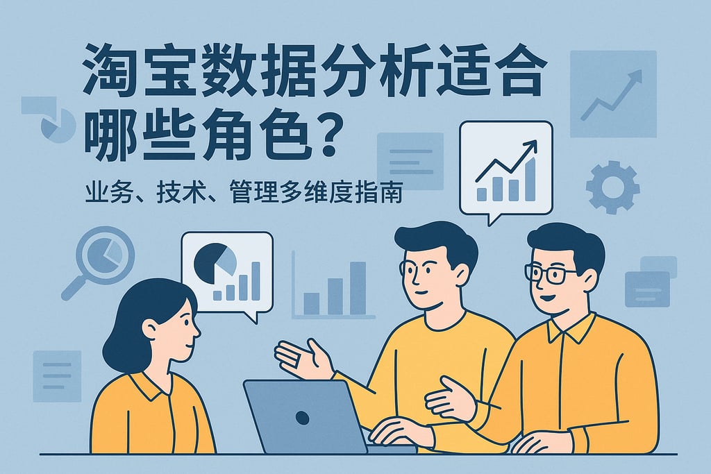 淘宝数据分析适合哪些角色？业务、技术、管理多维度指南