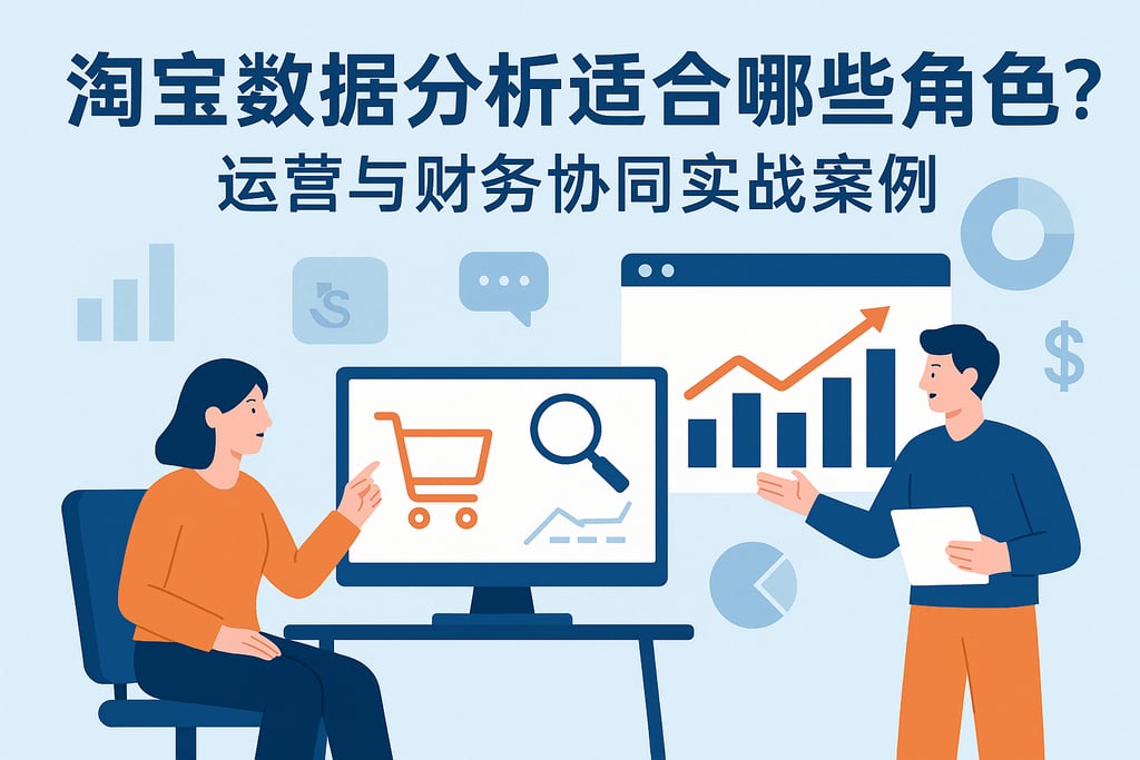 淘宝数据分析适合哪些角色？运营与财务协同实战案例