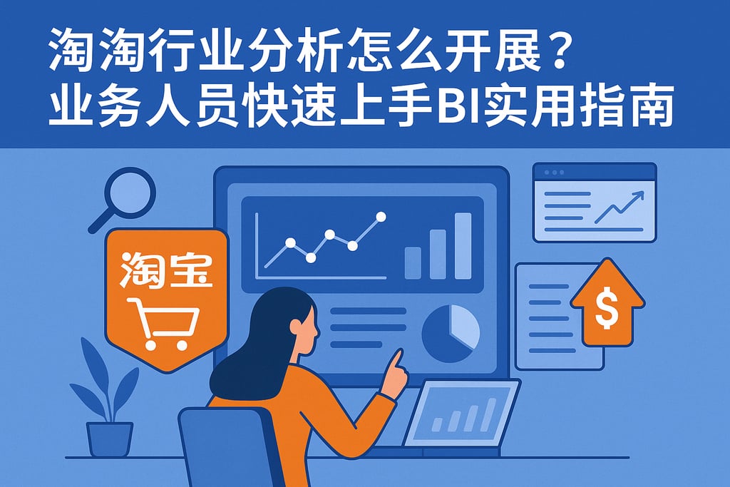 淘宝行业分析怎么开展？业务人员快速上手BI实用指南
