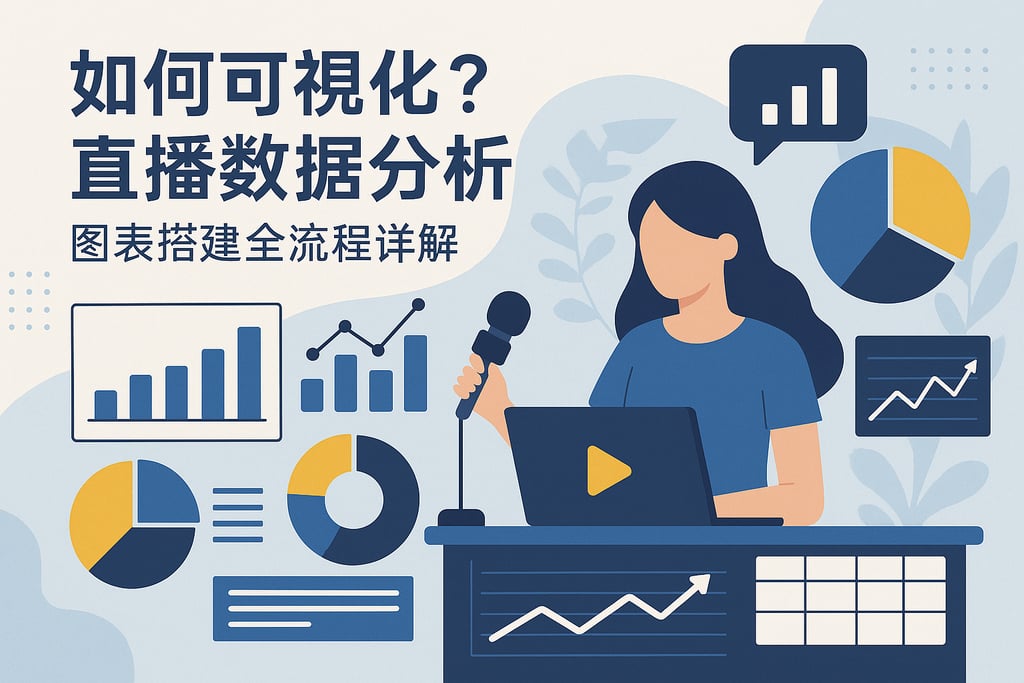 直播数据分析如何可视化？图表搭建全流程详解