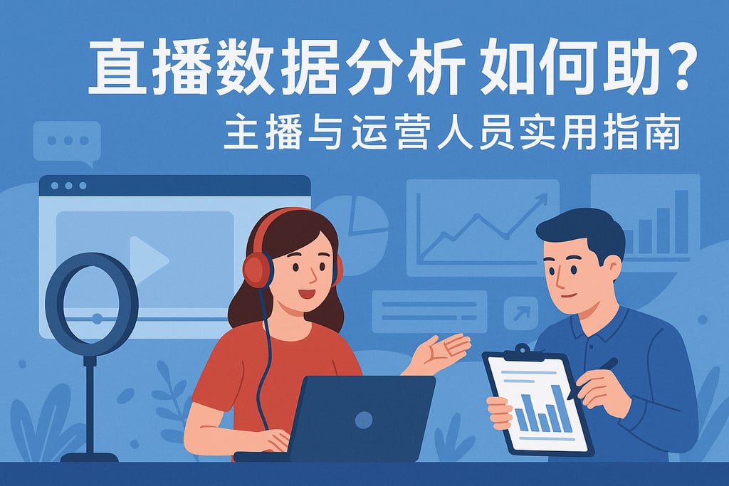 直播数据分析如何自助？主播与运营人员实用指南