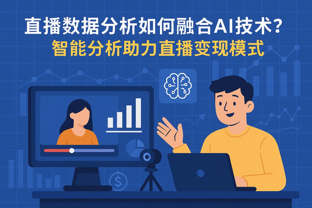 直播数据分析如何融合AI技术？智能分析助力直播变现模式