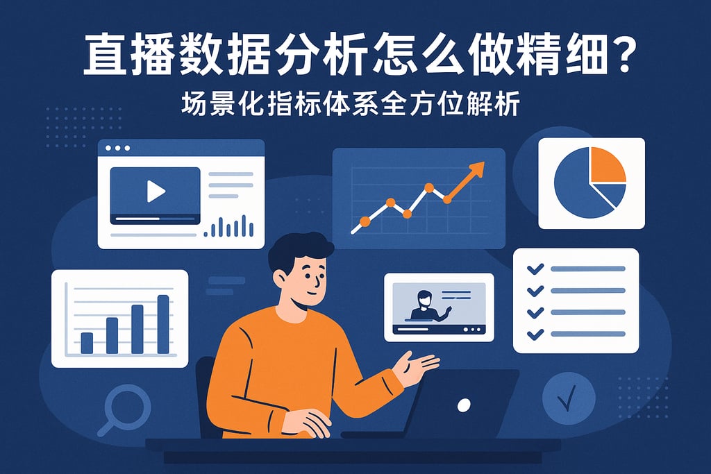 直播数据分析怎么做精细？场景化指标体系全方位解析