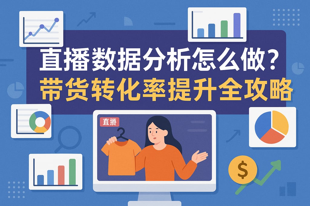 直播数据分析怎么做？带货转化率提升全攻略
