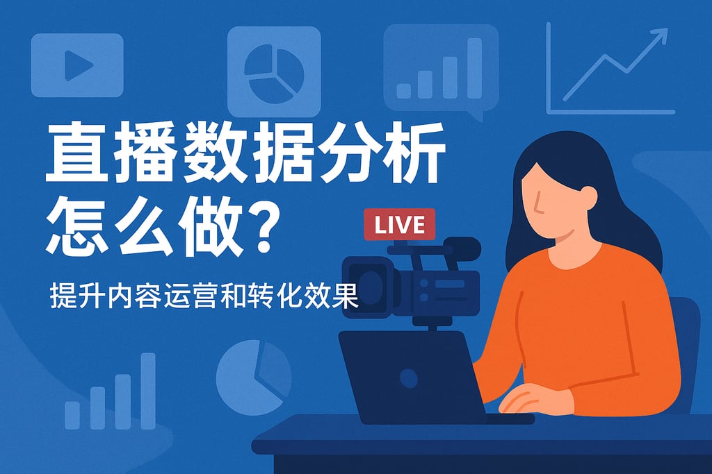 直播数据分析怎么做？提升内容运营和转化效果