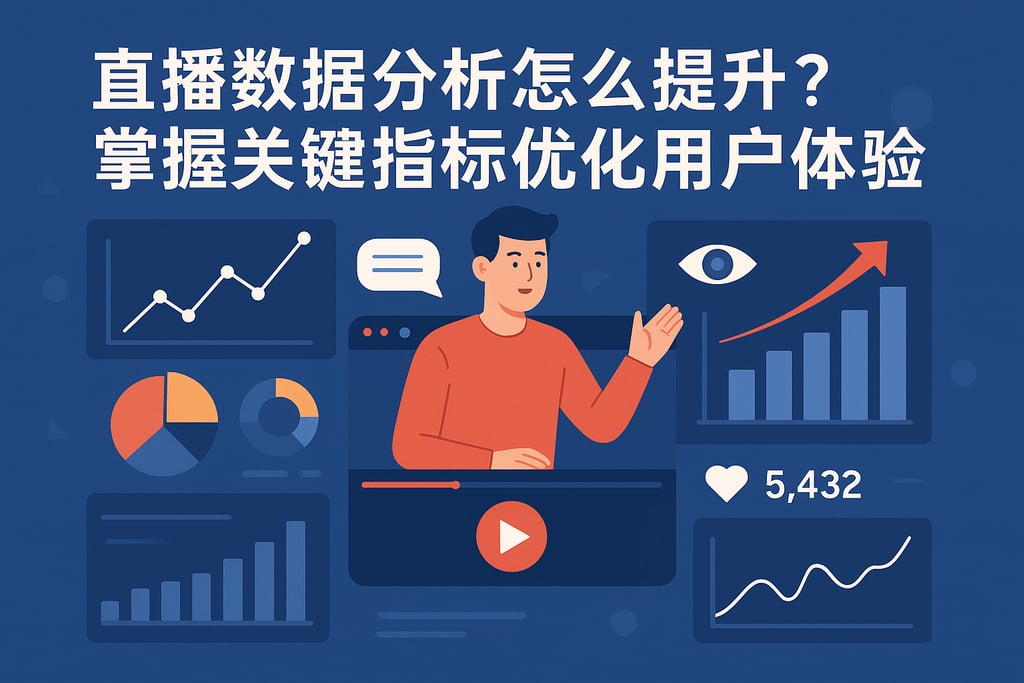 直播数据分析怎么提升？掌握关键指标优化用户体验