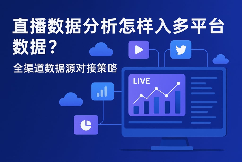 直播数据分析怎样接入多平台数据？全渠道数据源对接策略