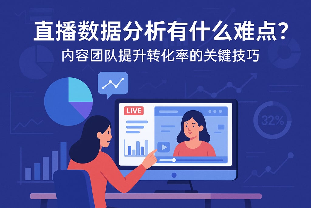 直播数据分析有什么难点？内容团队提升转化率的关键技巧