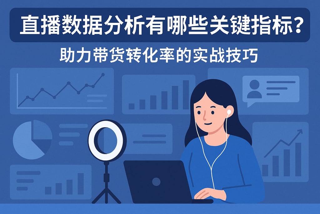 直播数据分析有哪些关键指标？助力带货转化率的实战技巧