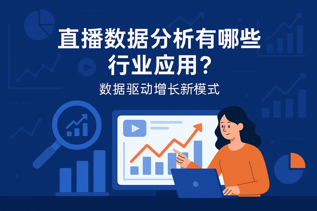 直播数据分析有哪些行业应用？数据驱动增长新模式