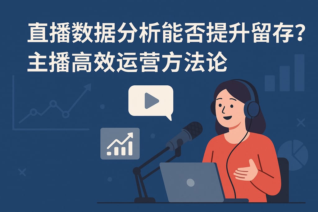 直播数据分析能否提升留存率？主播高效运营方法论