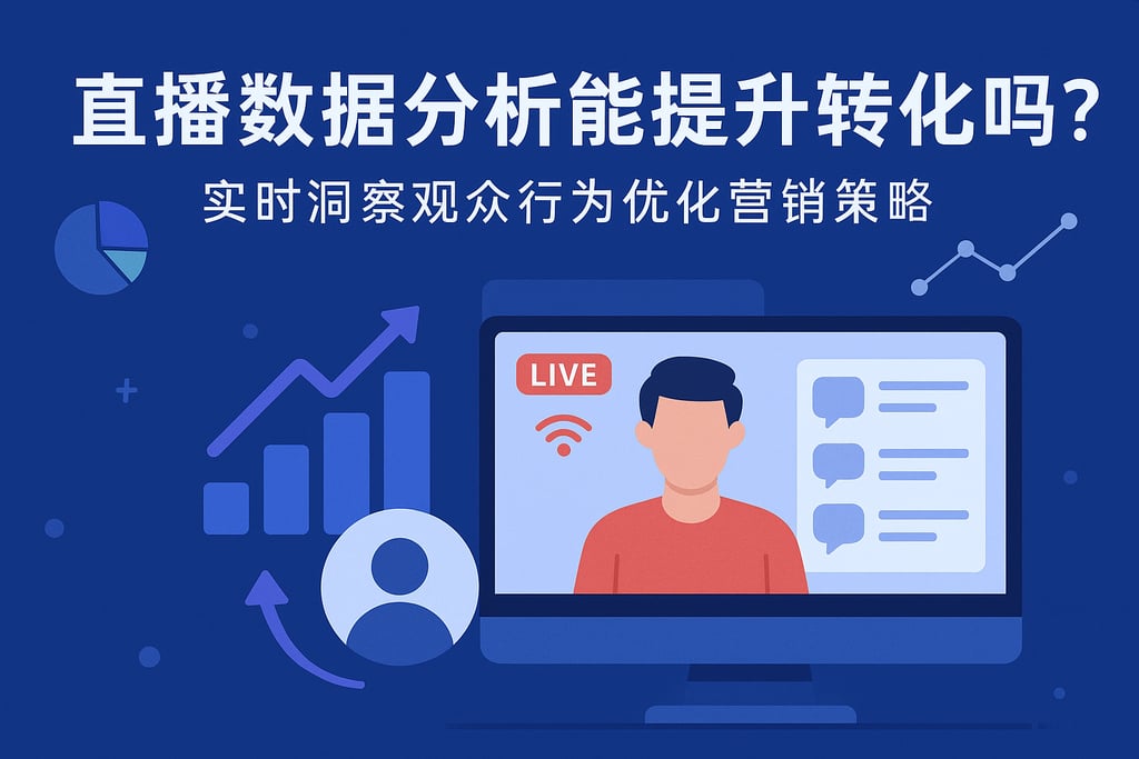 直播数据分析能提升转化吗？实时洞察观众行为优化营销策略