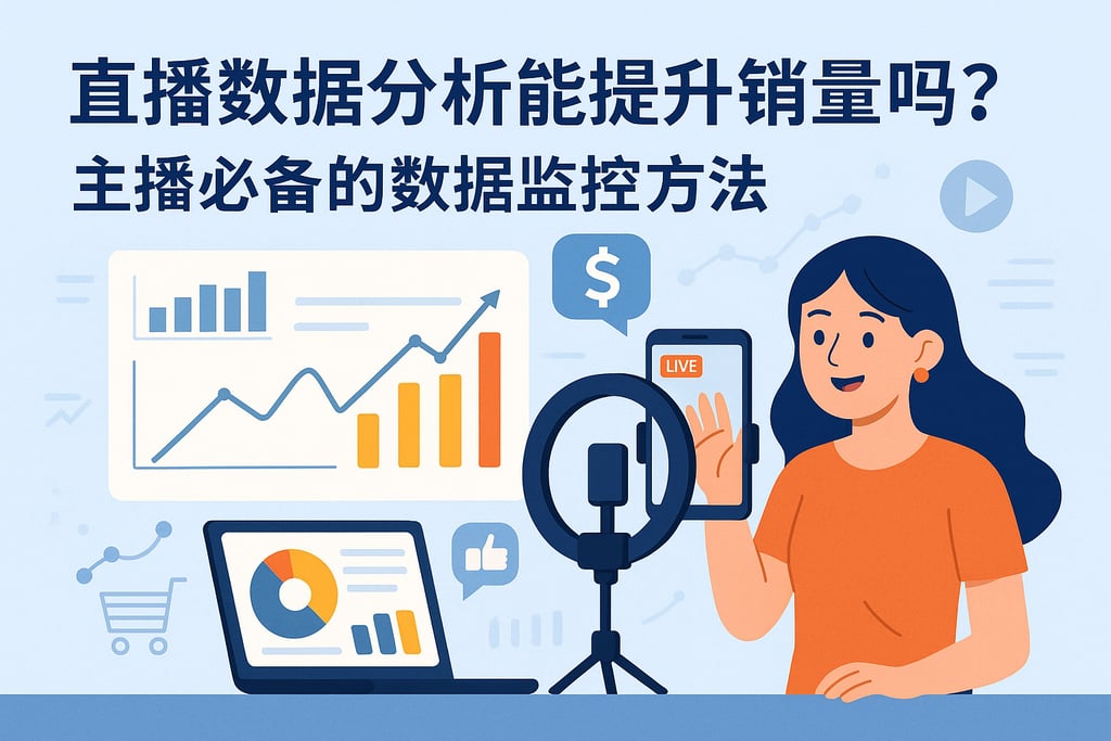 直播数据分析能提升销量吗？主播必备的数据监控方法