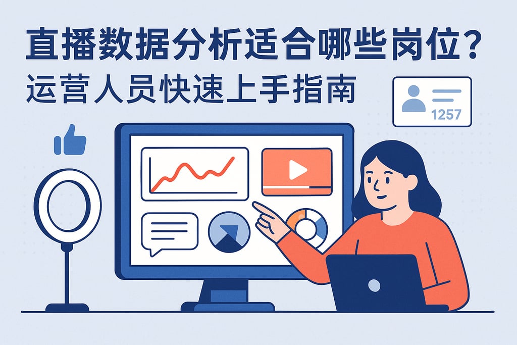 直播数据分析适合哪些岗位？运营人员快速上手指南