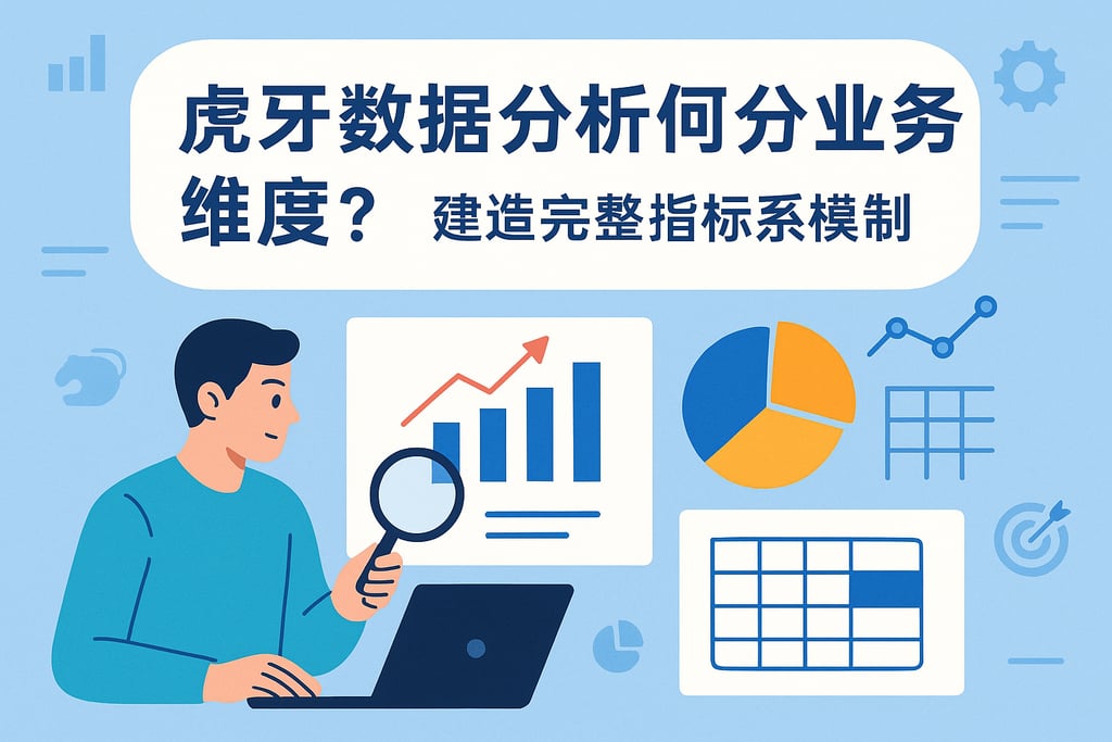 虎牙数据分析如何拆分业务维度？构建完整的指标体系模型