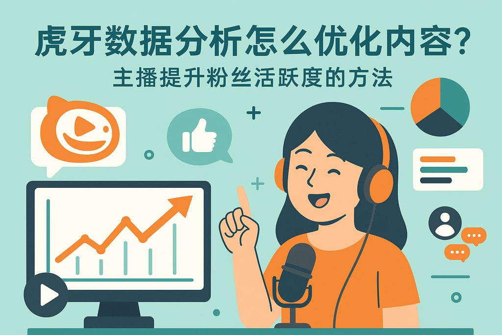 虎牙数据分析怎么优化内容？主播提升粉丝活跃度的方法