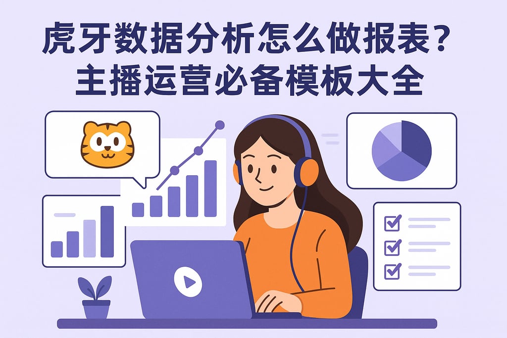 虎牙数据分析怎么做报表？主播运营必备模板大全