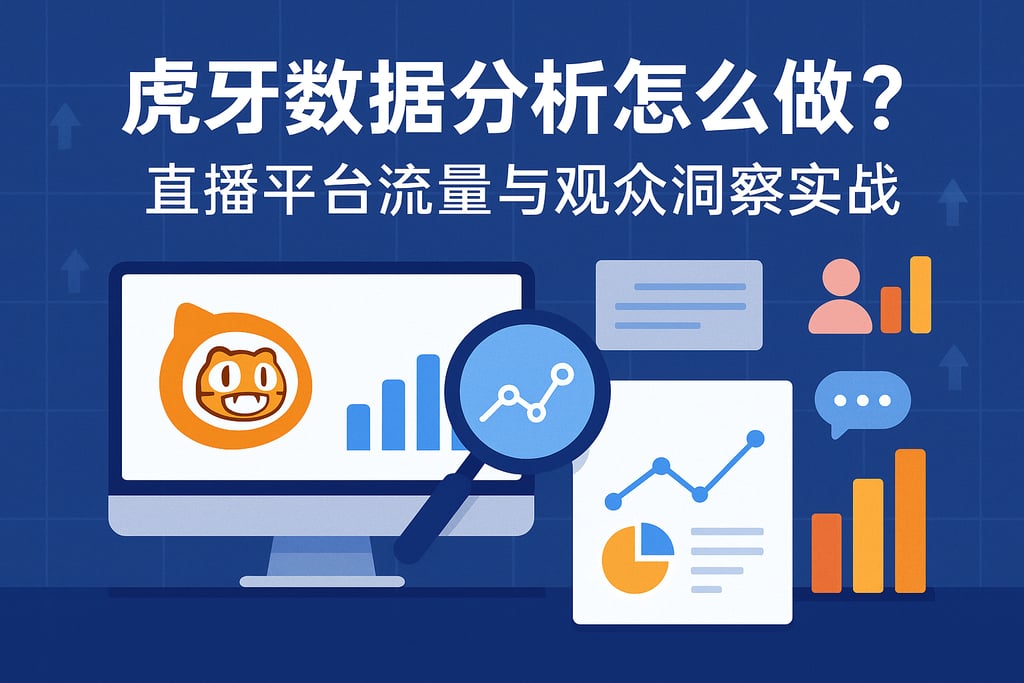 虎牙数据分析怎么做？直播平台流量与观众洞察实战