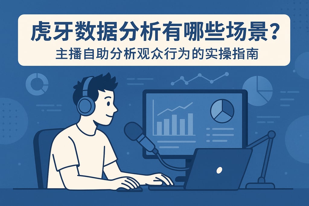 虎牙数据分析有哪些场景？主播自助分析观众行为的实操指南