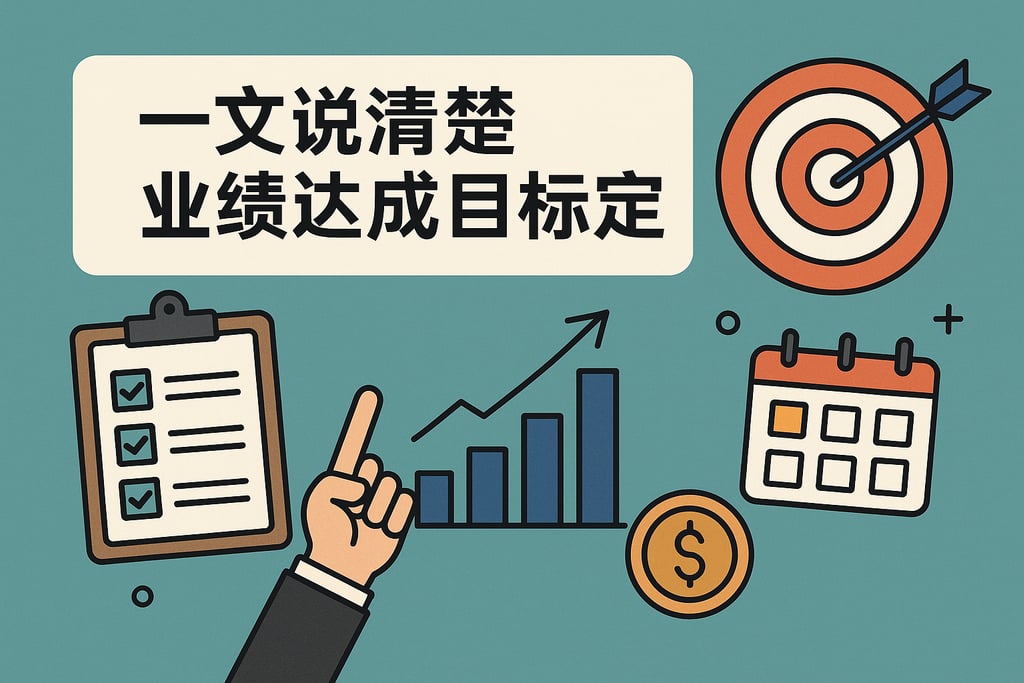 一文说清楚业绩达成目标设定