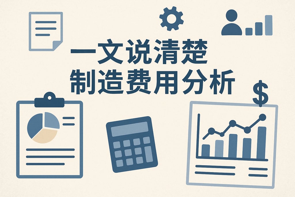 一文说清楚制造费用分析