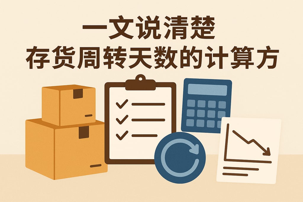 一文说清楚存货周转天数的计算方法