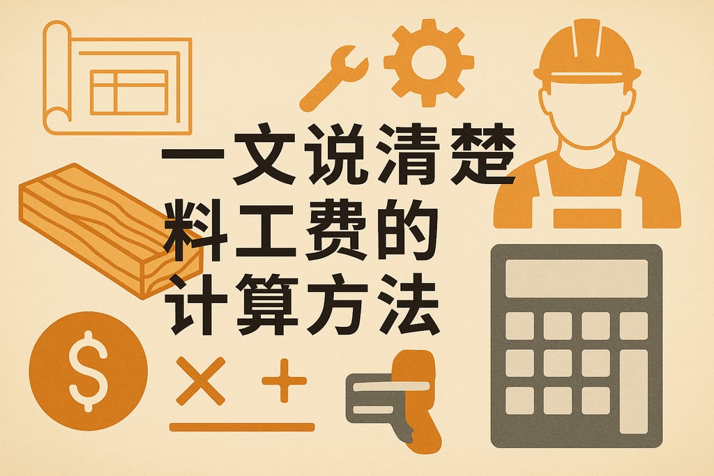 一文说清楚料工费的计算方法
