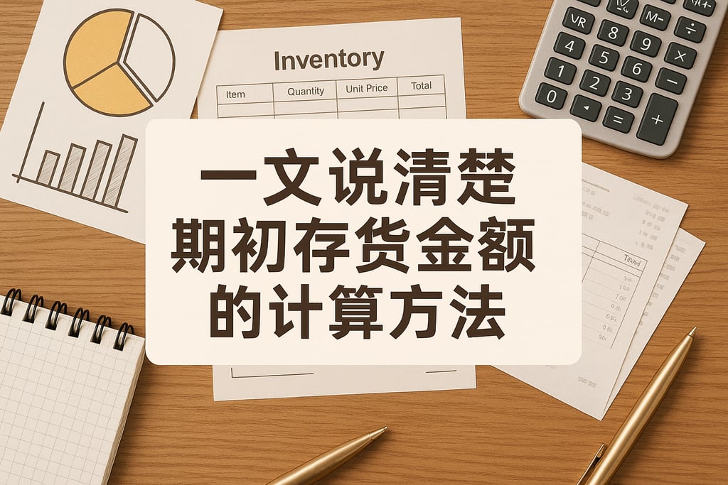一文说清楚期初存货金额的计算方法