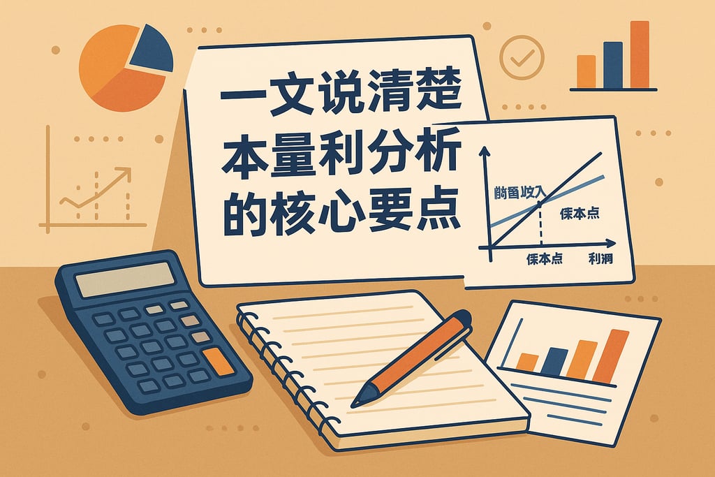 一文说清楚本量利分析的核心要点