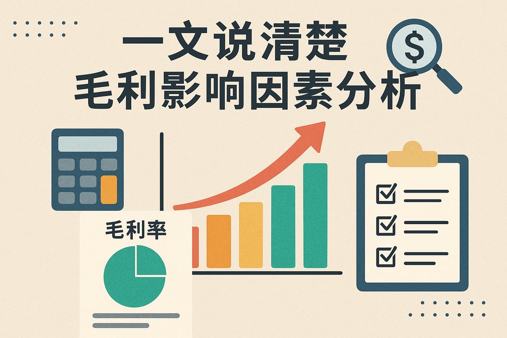 一文说清楚毛利影响因素分析